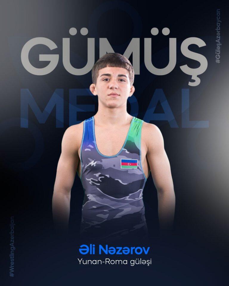 Азербайджанские борцы завоевали пять медалей на чемпионате Европы U17