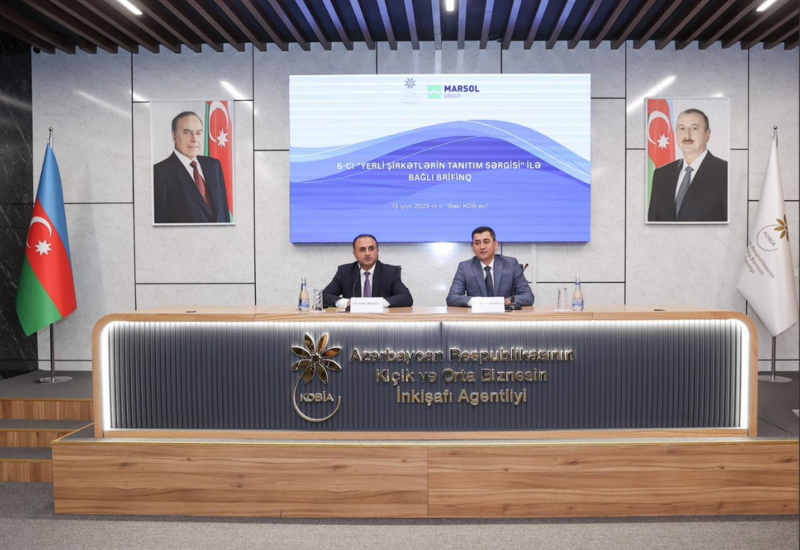 6-cı “Yerli şirkətlərin tanıtım sərgisi”nə dair brifinq keçirilib