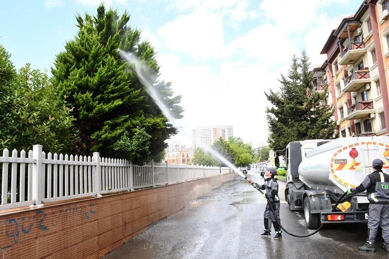 Paytaxtda növbəti geniş təmizlik işləri aparılıb