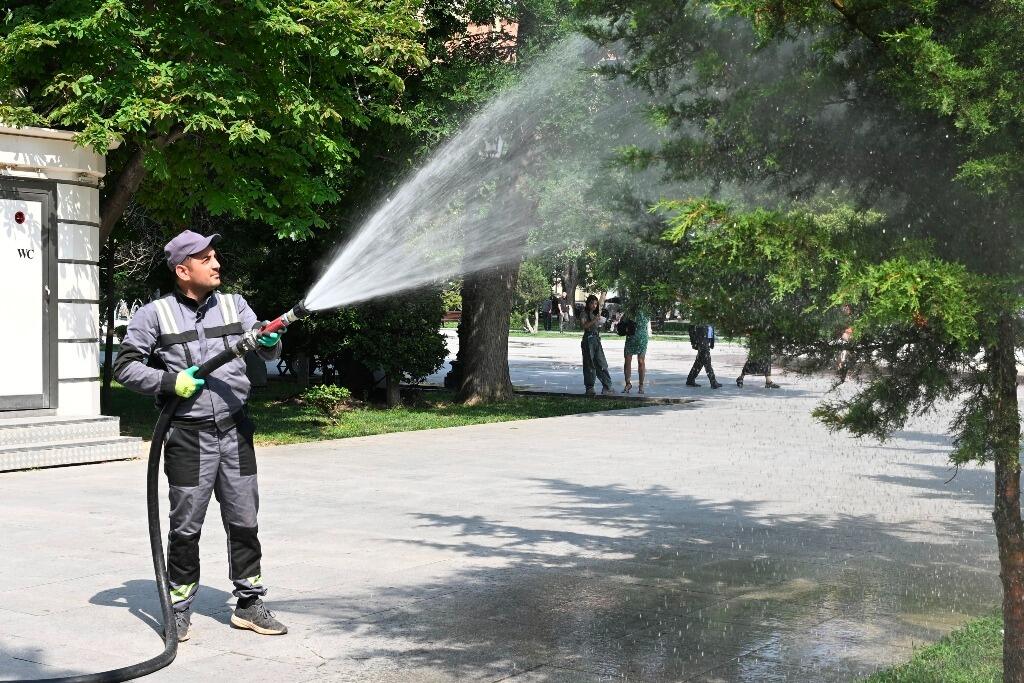 Paytaxtda növbəti geniş təmizlik işləri aparılıb