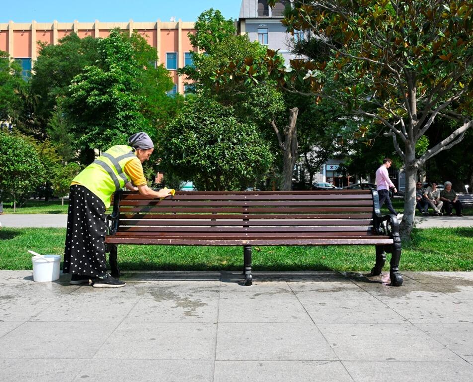 Paytaxtda növbəti geniş təmizlik işləri aparılıb