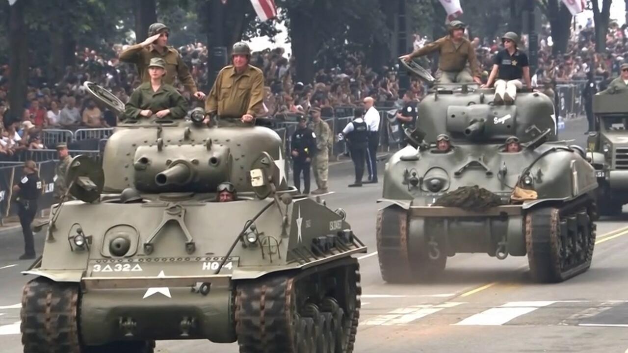 В Вашингтоне прошел военный парад
