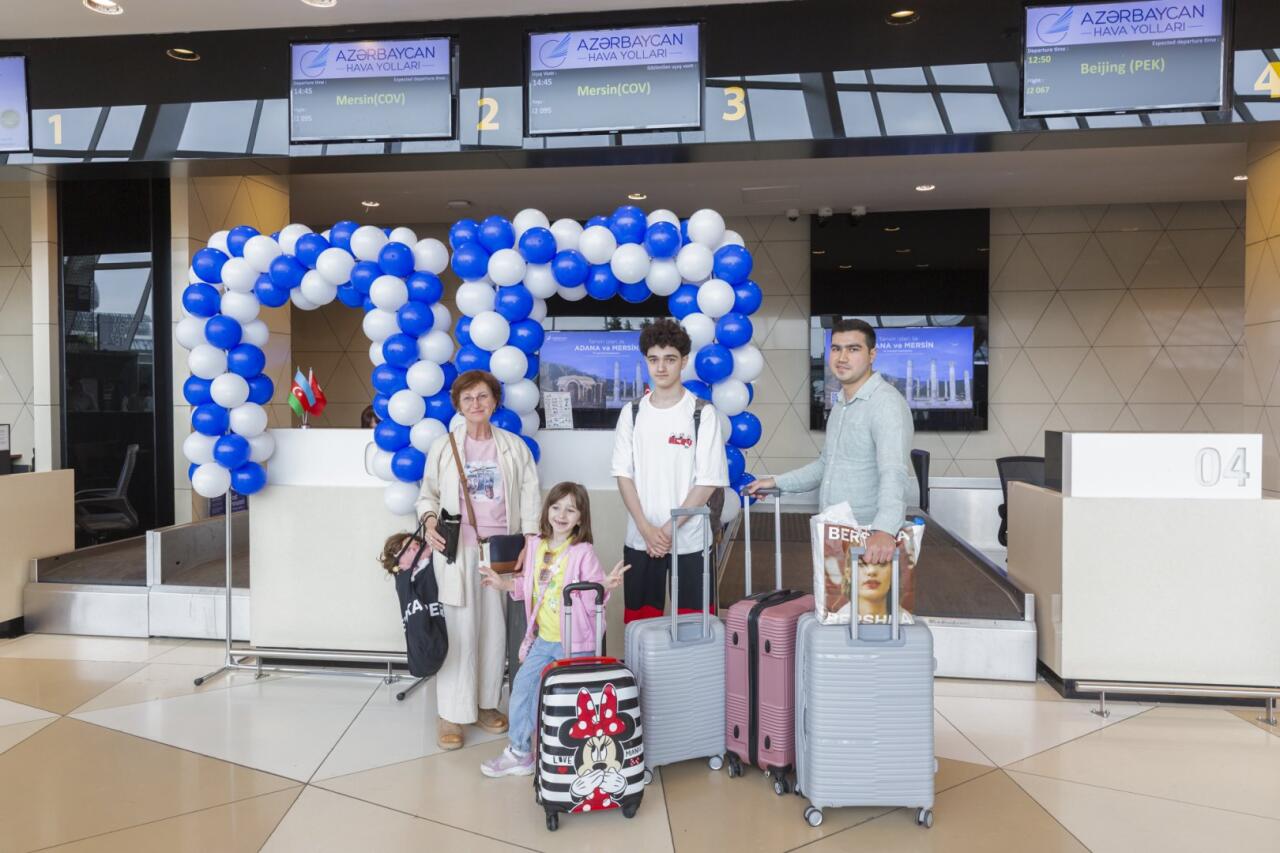 AZAL выполнил первый рейс в турецкий Международный аэропорт Чукурова