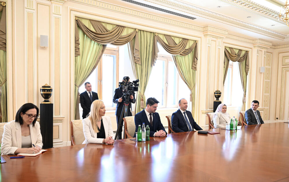 Президент Ильхам Алиев принял председателя Ассамблеи Северной Македонии