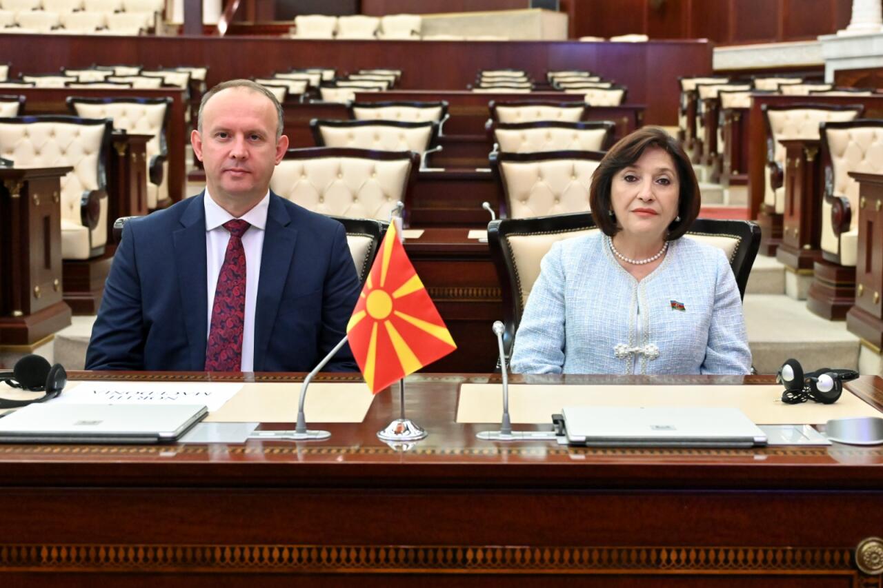 Azərbaycan və Şimali Makedoniyanın parlament əlaqələri müzakirə edildi