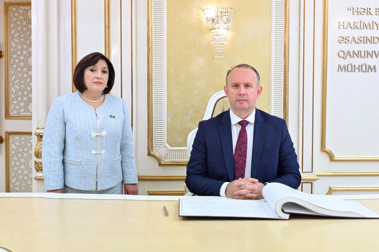 Azərbaycan və Şimali Makedoniyanın parlament əlaqələri müzakirə edildi