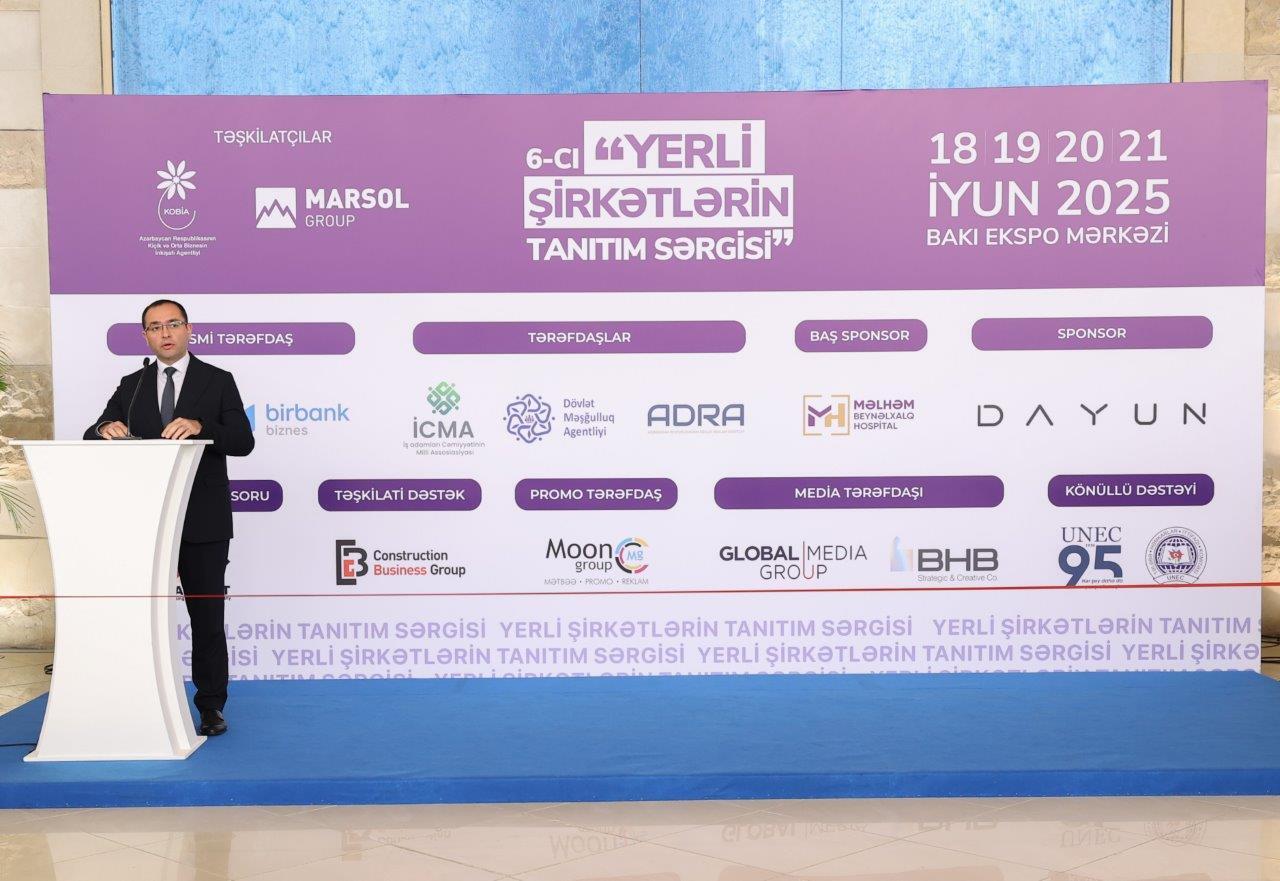 300-ə yaxın yerli şirkətin məhsul və xidmətlərinin sərgisi keçirilir
