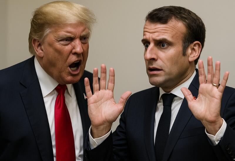 Трамп разозлился на Макрона