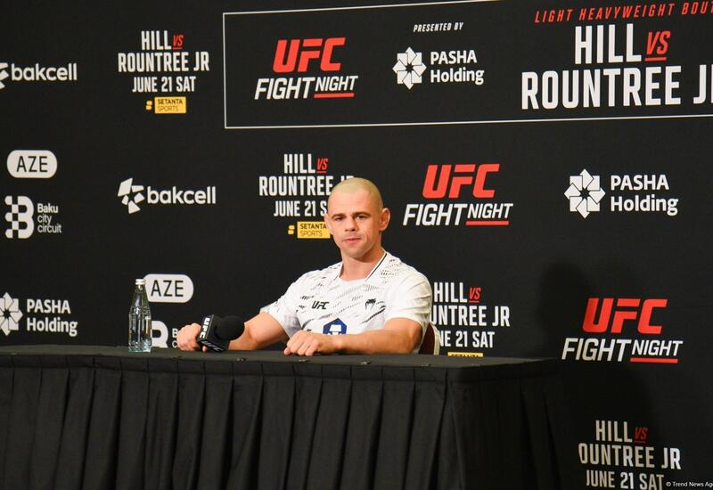 Австрийский боец планирует досрочную победу в Баку на турнире UFC