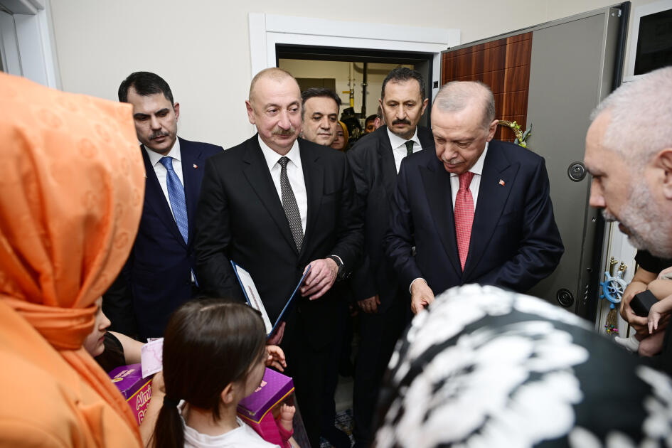Prezident İlham Əliyev və Prezident Rəcəb Tayyib Ərdoğan Kahramanmaraşda “Azərbaycan” məhəlləsinin açılış mərasimində iştirak ediblər