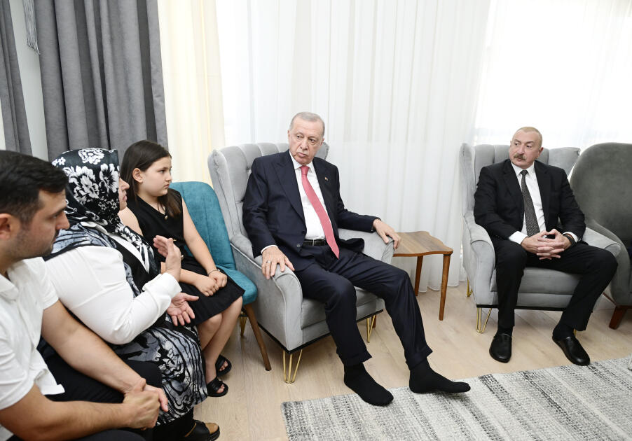 Prezident İlham Əliyev və Prezident Rəcəb Tayyib Ərdoğan Kahramanmaraşda “Azərbaycan” məhəlləsinin açılış mərasimində iştirak ediblər