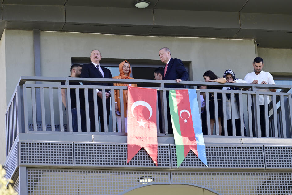 Prezident İlham Əliyev və Prezident Rəcəb Tayyib Ərdoğan Kahramanmaraşda “Azərbaycan” məhəlləsinin açılış mərasimində iştirak ediblər