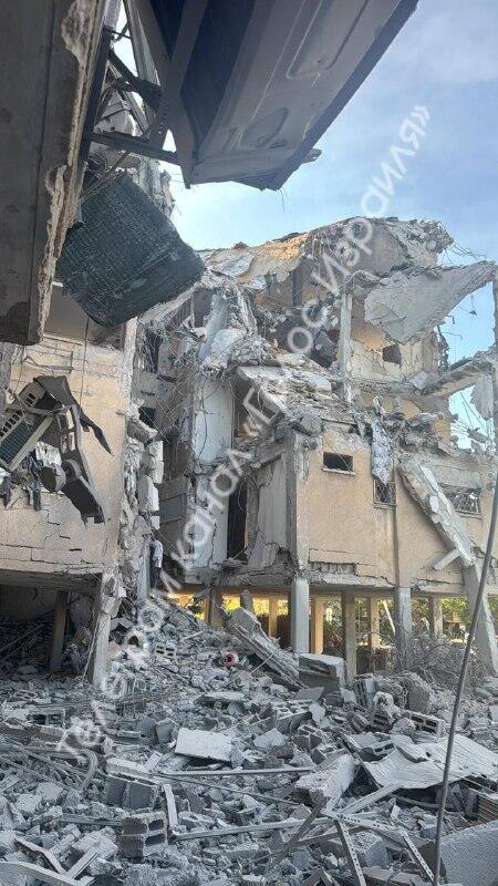 Последствия ракетного удара Ирана по Израилю