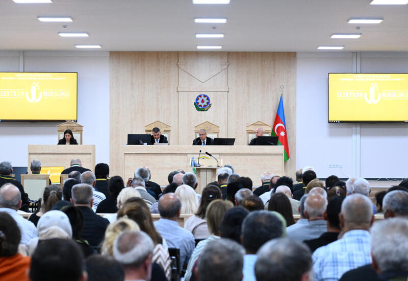 Vətən müharibəsində Ermənistan silahlı qüvvələrinin Azərbaycanın mülki infrastrukturuna ziyan vurması ilə bağlı sənədlər məhkəmədə tədqiq olunub