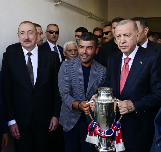 Prezident İlham Əliyev və Prezident Rəcəb Tayyib Ərdoğan Kahramanmaraşda “Azərbaycan” məhəlləsinin açılış mərasimində iştirak ediblər