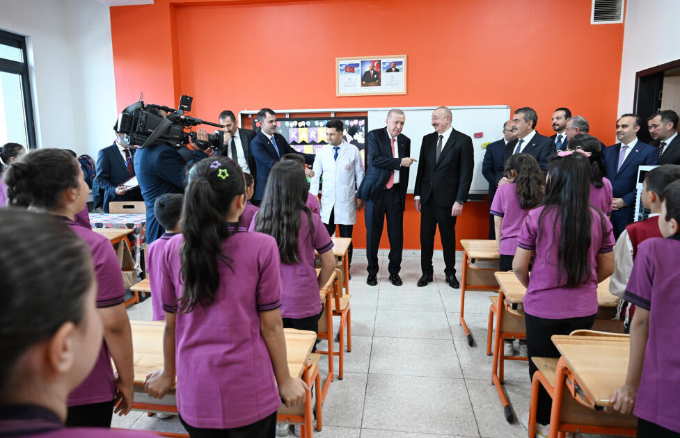 Prezident İlham Əliyev və Prezident Rəcəb Tayyib Ərdoğan Kahramanmaraşda “Azərbaycan” məhəlləsinin açılış mərasimində iştirak ediblər