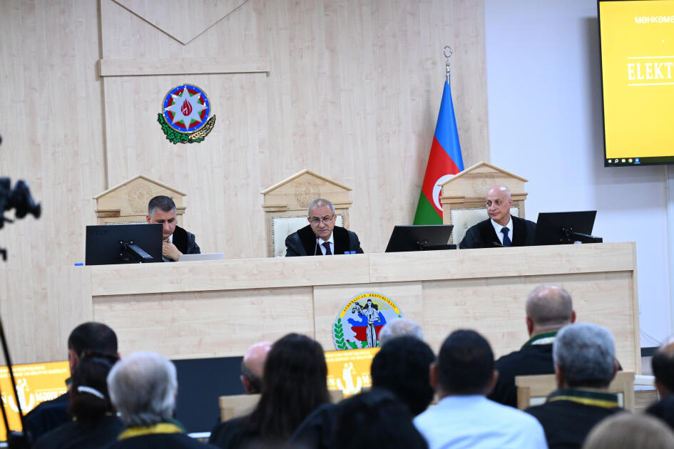Vətən müharibəsində Ermənistan silahlı qüvvələrinin Azərbaycanın mülki infrastrukturuna ziyan vurması ilə bağlı sənədlər məhkəmədə tədqiq olunub