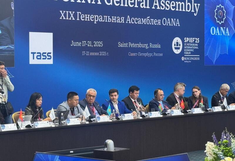 Trend BİA Sankt-Peterburqda OANA-nın XIX Baş Assambleyasında iştirak edir