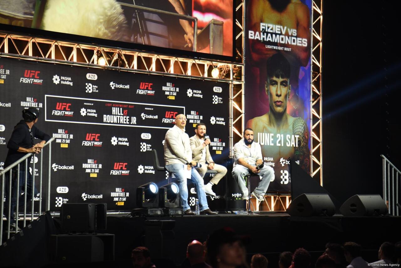 В Баку прошла торжественная церемония взвешивания бойцов UFC Fight Night