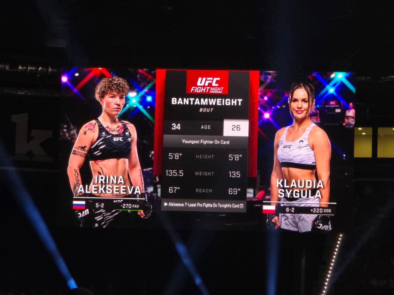 В Баку проходит турнир UFC Fight Night