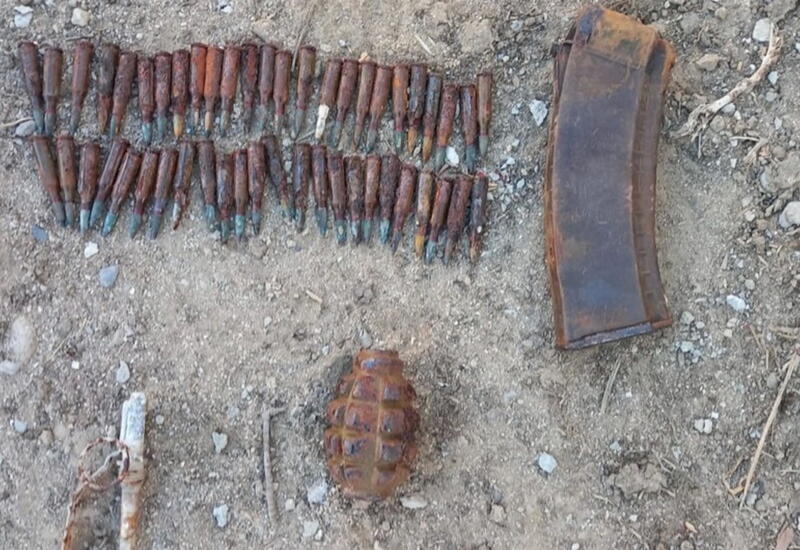 В Сабунчинском районе нашли боеприпасы