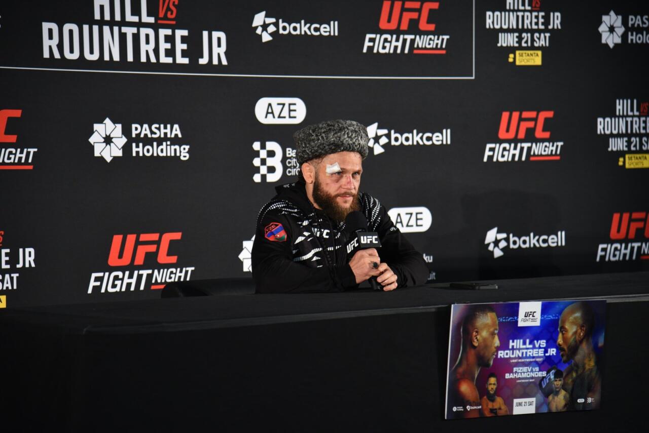 Рафаэль Физиев рассказал о своем перфомансе на UFC Fight Night в Баку