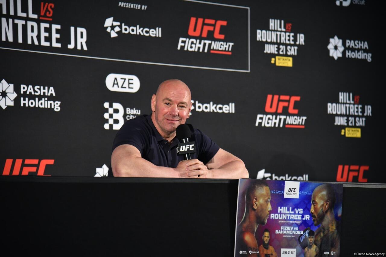 Президент UFC Дэйна Уайт высоко оценил проведение боев в Баку: