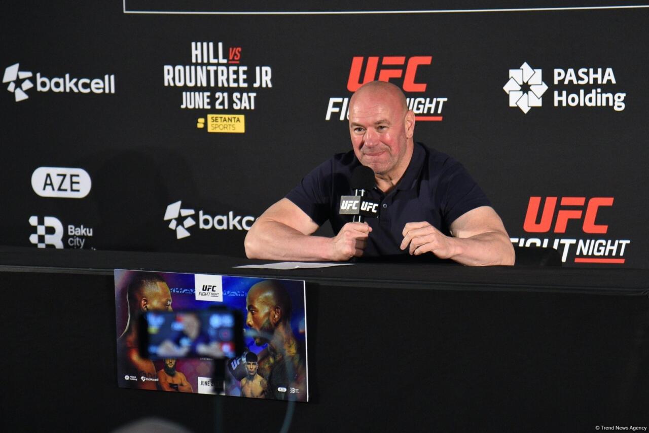 Президент UFC Дэйна Уайт высоко оценил проведение боев в Баку: