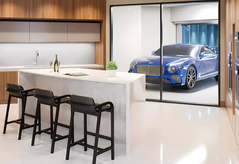 Bentley показала двухэтажный пентхаус с лифтом для автомобилей