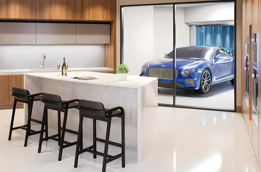 Bentley показала двухэтажный пентхаус с лифтом для автомобилей