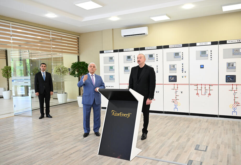 Prezidenti İlham Əliyev “Yevlax” qovşaq yarımstansiyasının, Regional Təlim-Tədris və Laboratoriya Mərkəzinin açılışında iştirak edib