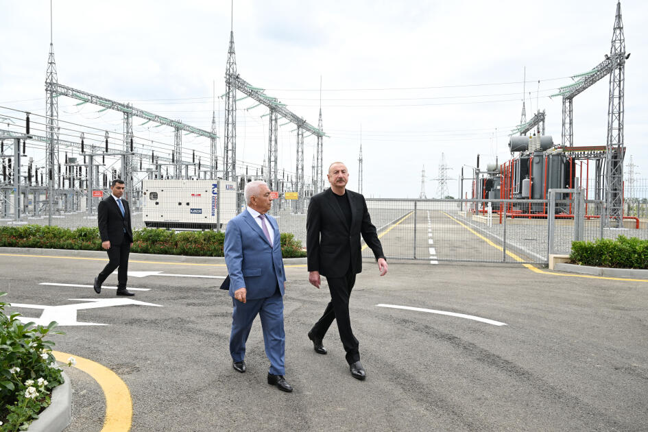 Prezidenti İlham Əliyev “Yevlax” qovşaq yarımstansiyasının, Regional Təlim-Tədris və Laboratoriya Mərkəzinin açılışında iştirak edib