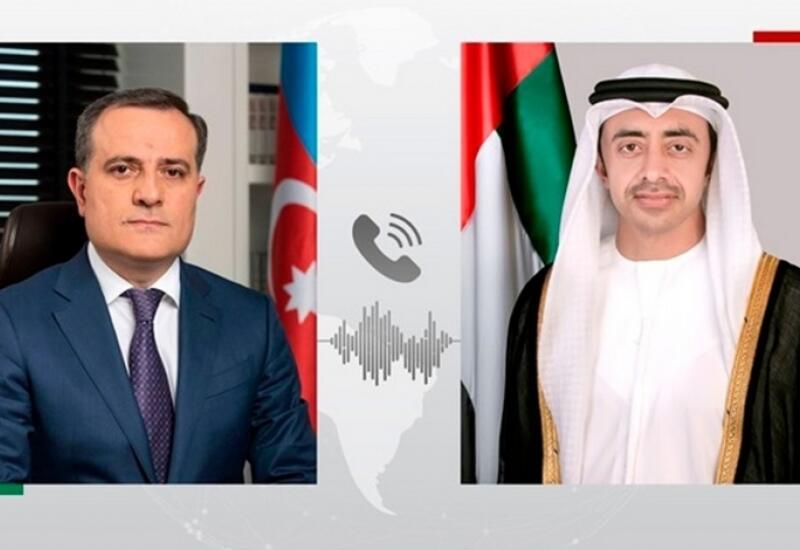 Azərbaycan və BƏƏ XİN başçıları bölgədəki təhlükəsizlik vəziyyəti müzakirə ediblər
