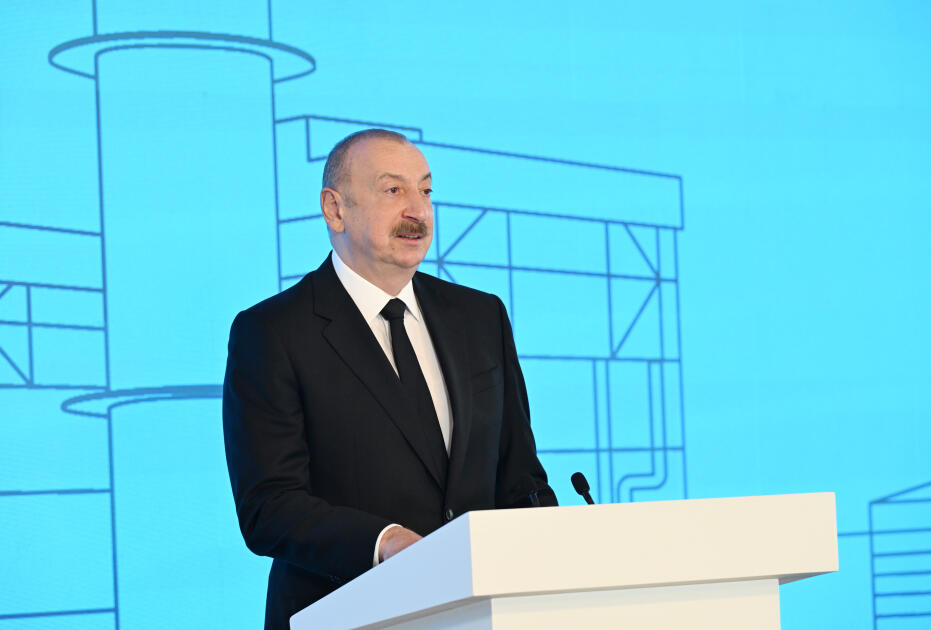 Prezident İlham Əliyev Mingəçevirdə “8 Noyabr” Elektrik Stansiyasının açılış mərasimində iştirak edib