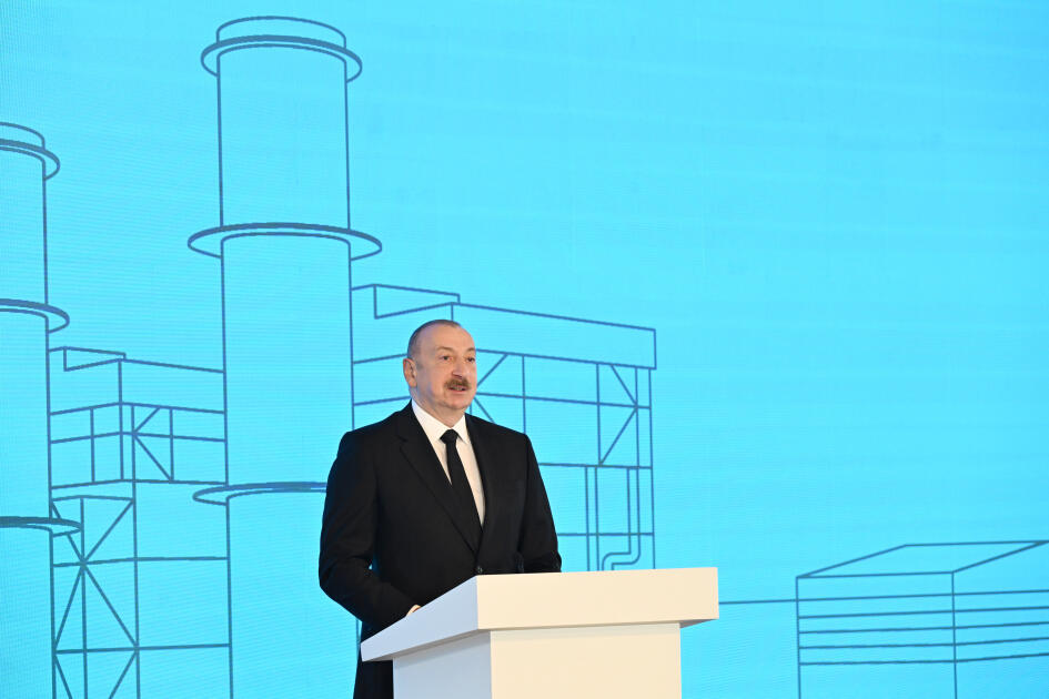 Prezident İlham Əliyev Mingəçevirdə “8 Noyabr” Elektrik Stansiyasının açılış mərasimində iştirak edib