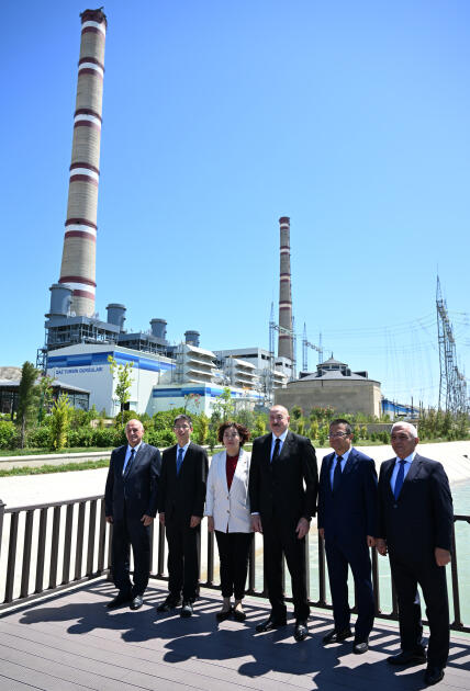 Prezident İlham Əliyev Mingəçevirdə “8 Noyabr” Elektrik Stansiyasının açılış mərasimində iştirak edib