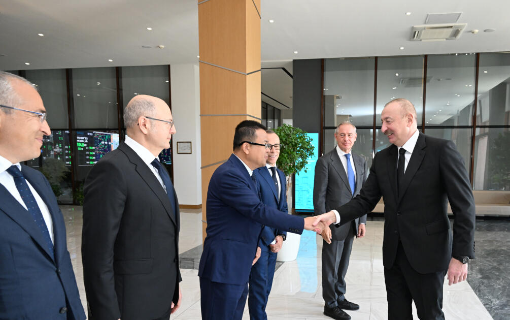 Prezident İlham Əliyev Mingəçevirdə “8 Noyabr” Elektrik Stansiyasının açılış mərasimində iştirak edib