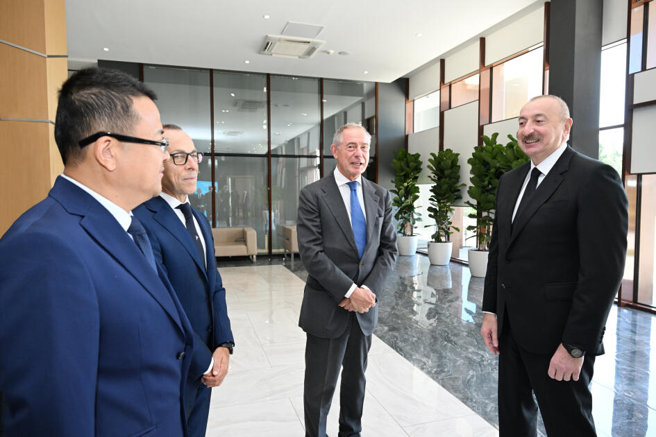 Prezident İlham Əliyev Mingəçevirdə “8 Noyabr” Elektrik Stansiyasının açılış mərasimində iştirak edib