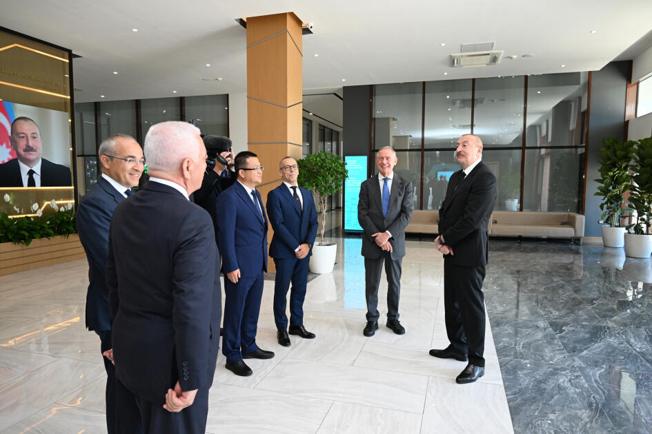 Prezident İlham Əliyev Mingəçevirdə “8 Noyabr” Elektrik Stansiyasının açılış mərasimində iştirak edib
