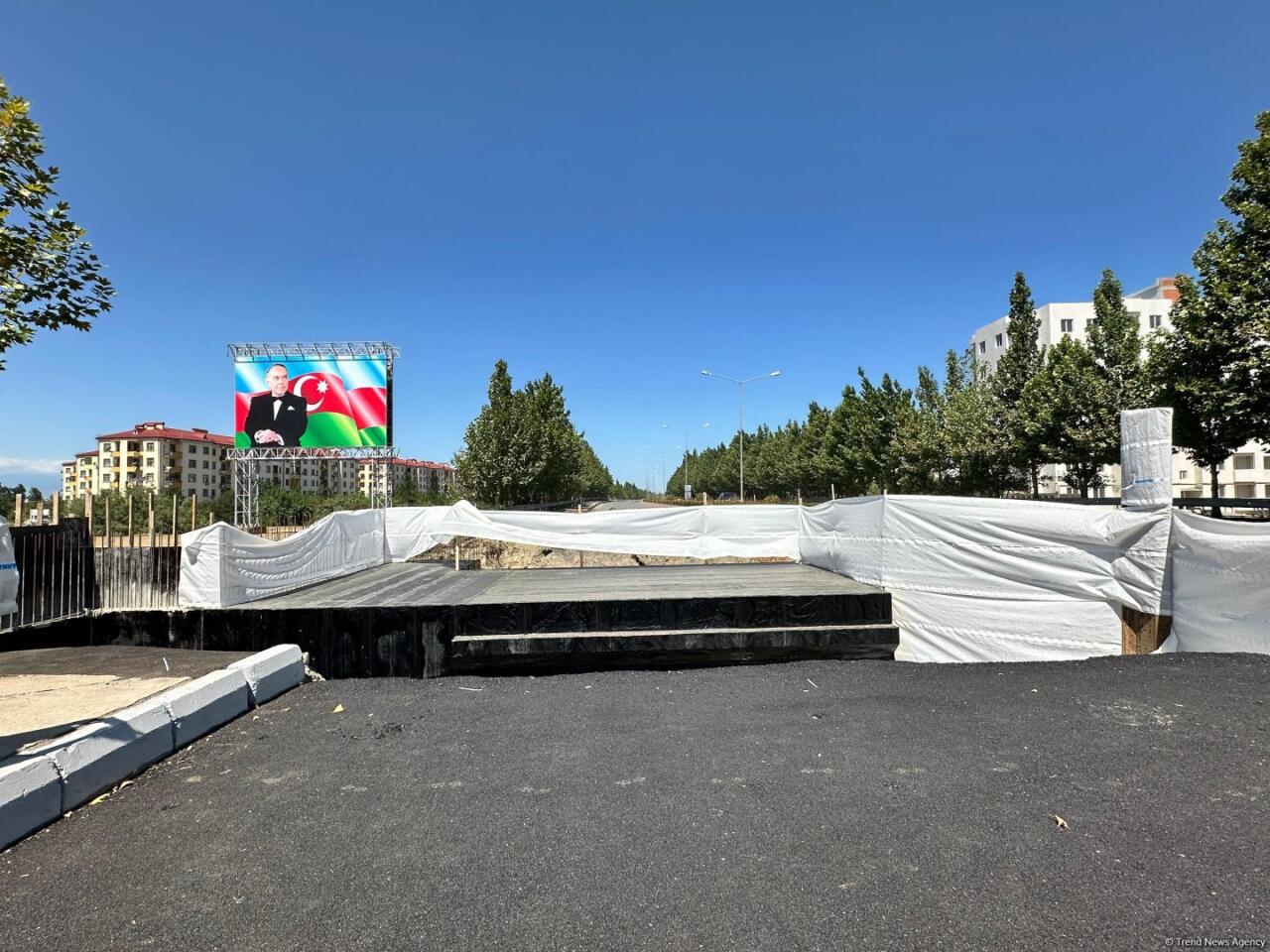 Опубликованы данные о ходе работ на автодороге Баку–госграница с Грузией