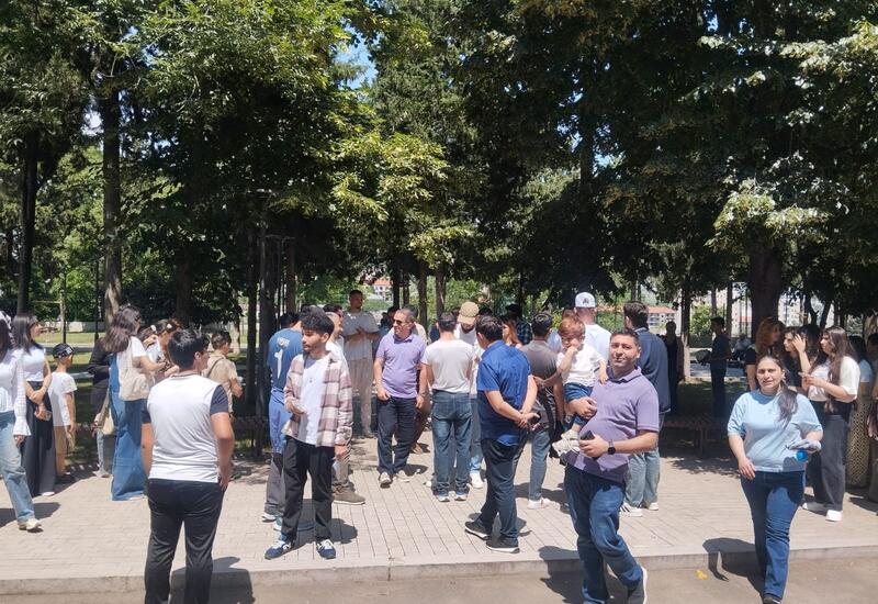 Футболисты "Карабаха" в Ханкенди