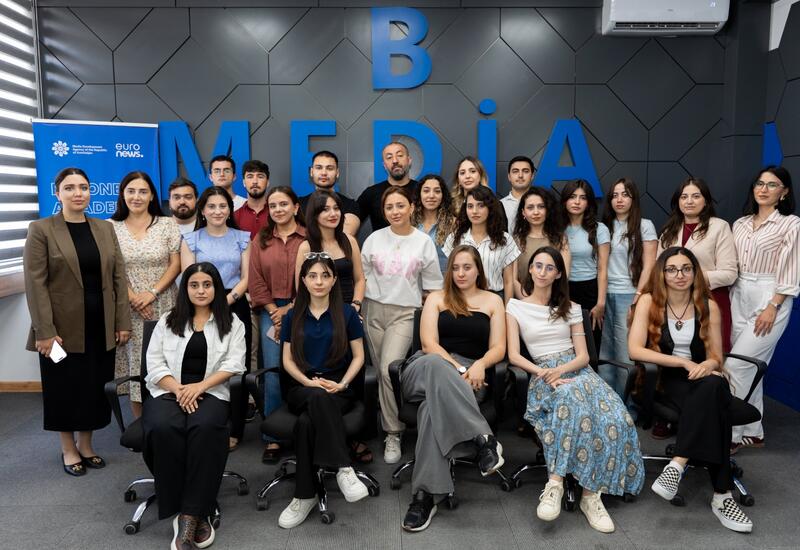 MEDİA və “Euronews”un birgə təşəbbüsü ilə keçirilən “Euronews Academy” çərçivəsində beşgünlük təlim proqramı yekunlaşıb