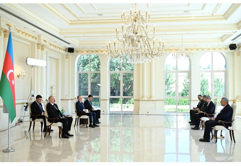 Президент Ильхам Алиев принял верительные грамоты новоназначенного посла Ирана
