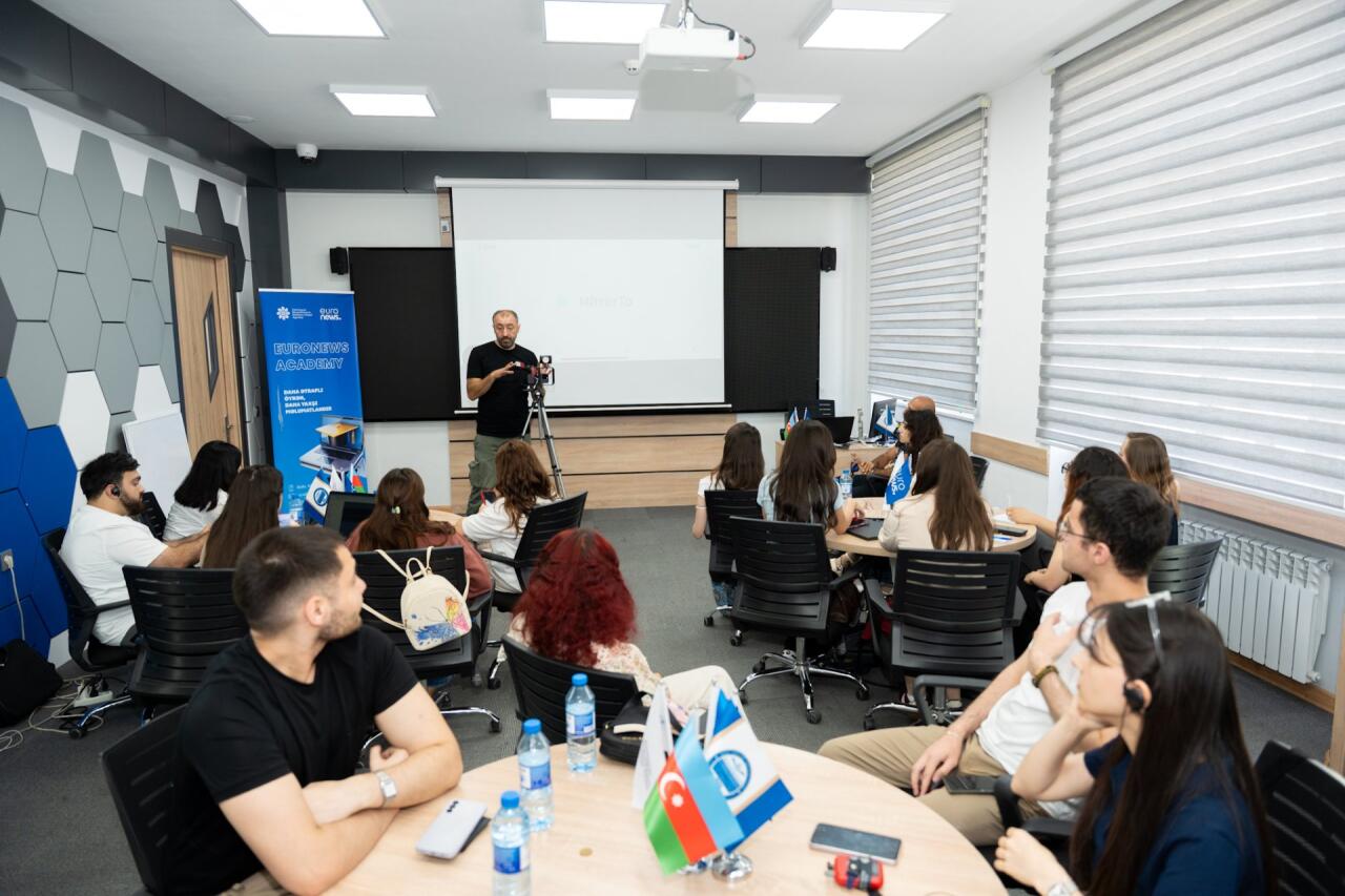 MEDİA və “Euronews”un birgə təşəbbüsü ilə keçirilən “Euronews Academy” çərçivəsində beşgünlük təlim proqramı yekunlaşıb