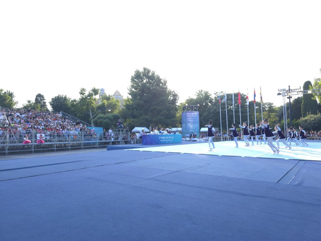 Bakıda “Gimnastika hamı üçün” növü üzrə beynəlxalq turnirin açılış mərasimi olub