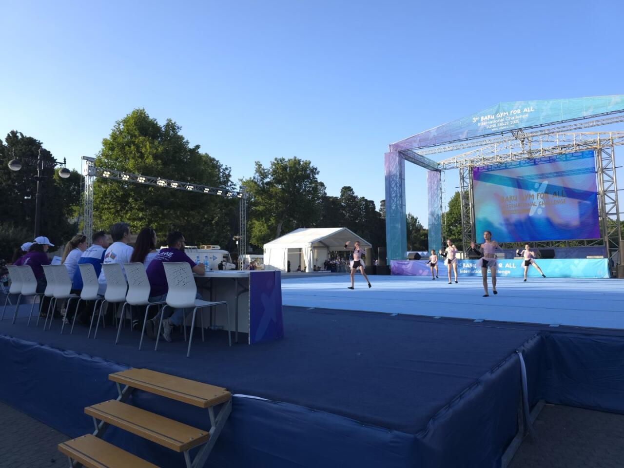 Bakıda “Gimnastika hamı üçün” növü üzrə beynəlxalq turnirin açılış mərasimi olub