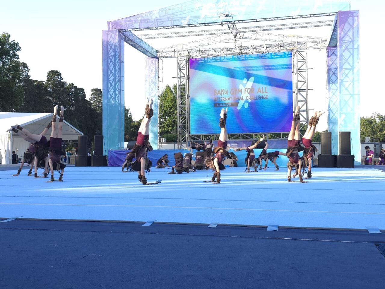 Bakıda “Gimnastika hamı üçün” növü üzrə beynəlxalq turnirin açılış mərasimi olub