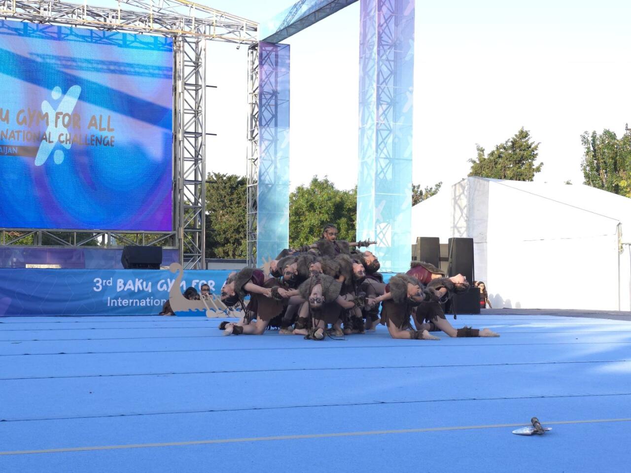 Bakıda “Gimnastika hamı üçün” növü üzrə beynəlxalq turnirin açılış mərasimi olub