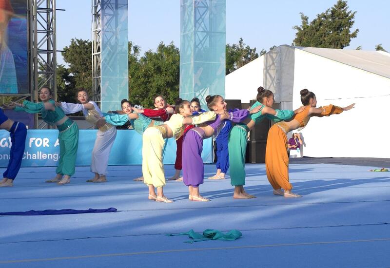 Bakıda “Gimnastika hamı üçün” növü üzrə beynəlxalq turnirin açılış mərasimi olub