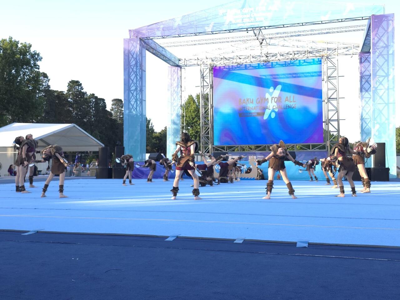 Bakıda “Gimnastika hamı üçün” növü üzrə beynəlxalq turnirin açılış mərasimi olub